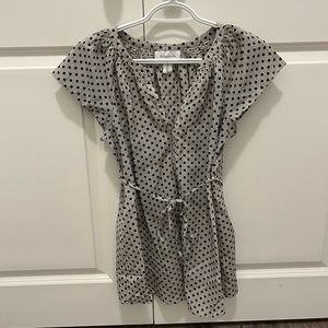 Motherhood Maternity Short Sleeve Blouse